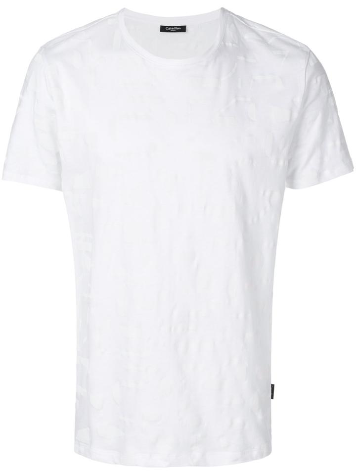 Calvin Klein Logo Print T-shirt - White