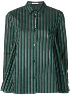 Peter Taylor Striped Long-sleeve Shirt - Green