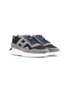 Hogan Kids Side Logo Sneakers - Grey