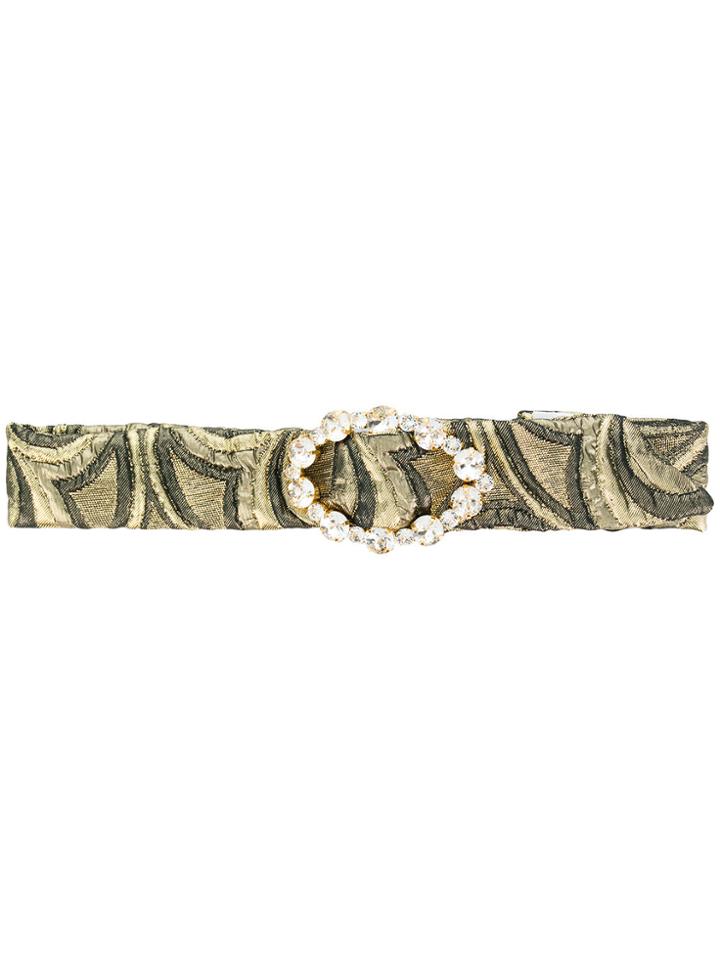 Ca & Lou Gigi Crystal Head Band - Metallic