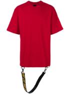 Damir Doma Strap Detail T-shirt - Red