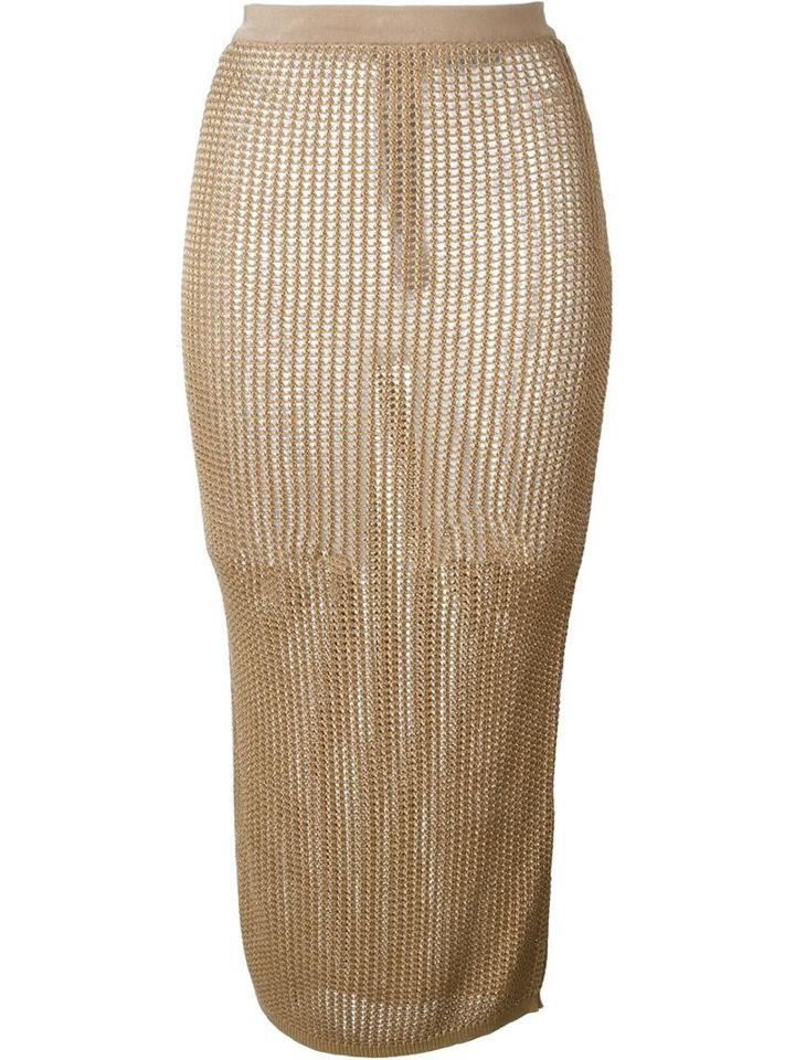 Balmain Woven Pencil Skirt