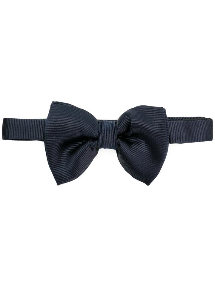 Tom Ford Corduroy Bow Tie - Blue