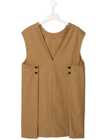 Fith Teen Vest Style Dress - Brown