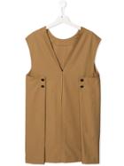 Fith Teen Vest Style Dress - Brown