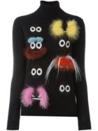 Fendi Bag Bugs Sweater - Black