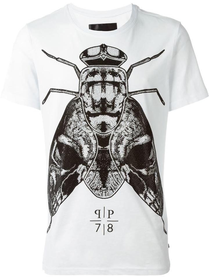 Philipp Plein Never T-shirt, Men's, Size: Xl, White, Cotton