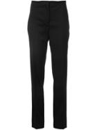 Carolina Herrera Straight Leg Trousers, Women's, Size: 16, Black, Virgin Wool