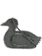 Thom Browne Donegal Flat Duck Clutch - Grey