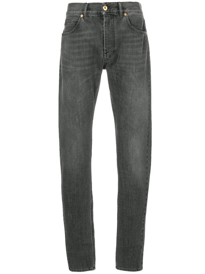 Versace Stone Washed Jeans - Grey