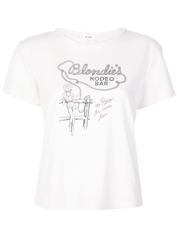 Re/done Blondie's T-shirt - White