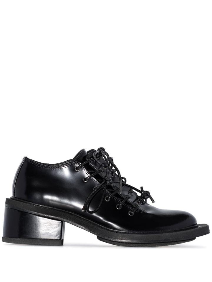 Simone Rocha Heeled Lace-up Shoes - Black