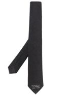 Givenchy Logo Printed Tie - Black