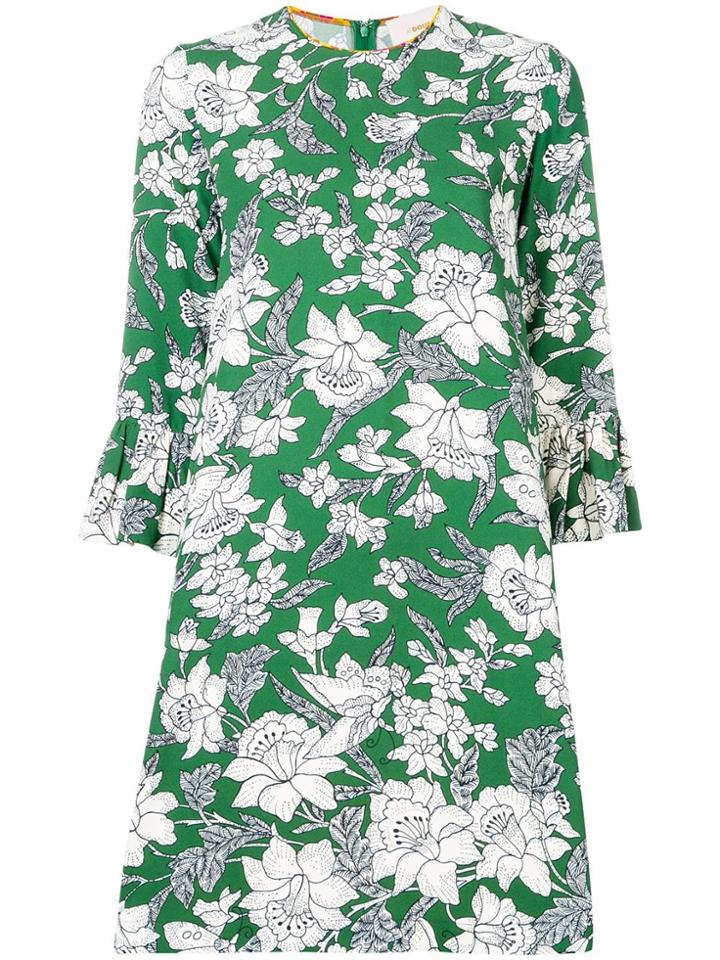 La Doublej Printed Flower 24/7 Dress - Green