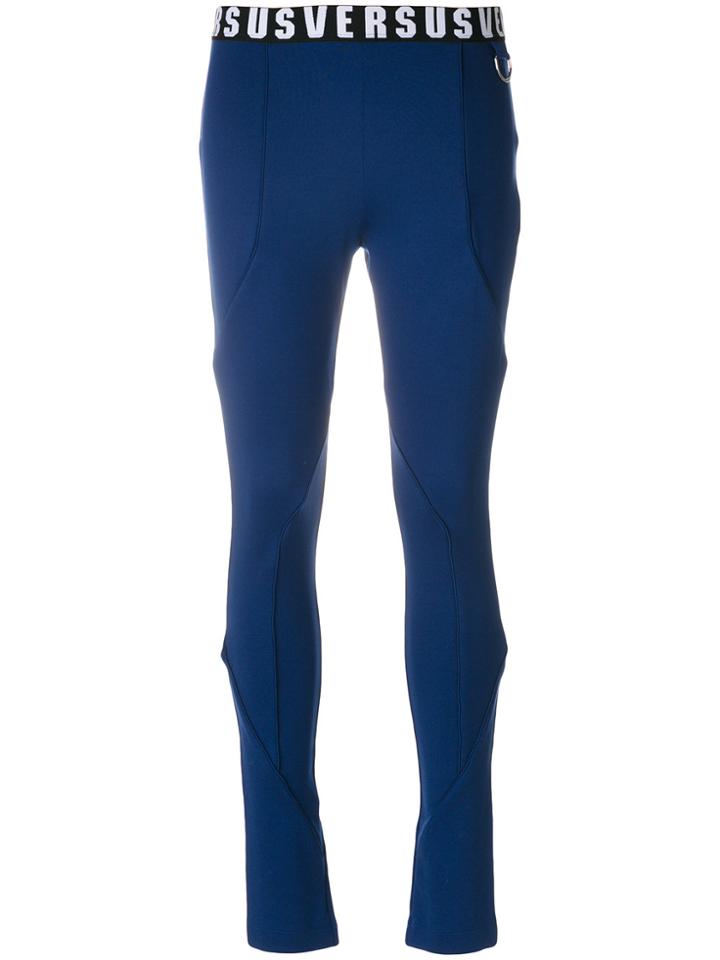 Versus High-waisted Pants - Blue