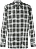 Neil Barrett Tartan Pattern Shirt - Black