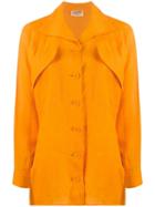 Hermès Pre-owned Oversized Pockets Shirt - Orange