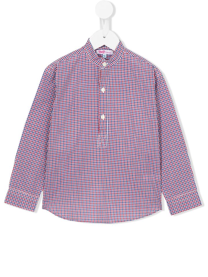 Amaia Checked Shirt, Boy's, Size: 6 Yrs, Red