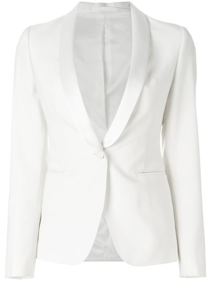 Tagliatore Classic Fitted Blazer - White