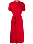 Diane Von Furstenberg Addilyn Shirt Dress - Red