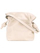 Loewe 'flamenco' Knot Shoulder Bag, Women's, White