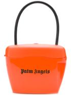 Palm Angels Logo Top-handle Tote - Yellow & Orange