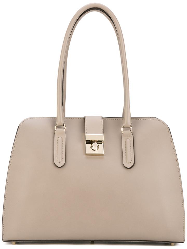 Furla Structured Tote - Grey