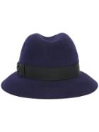 Borsalino Felt Hat, Women's, Size: 56, Blue, Rabbit Fur
