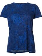 Proenza Schouler Abstract Print T-shirt, Women's, Size: Xs, Blue, Cotton