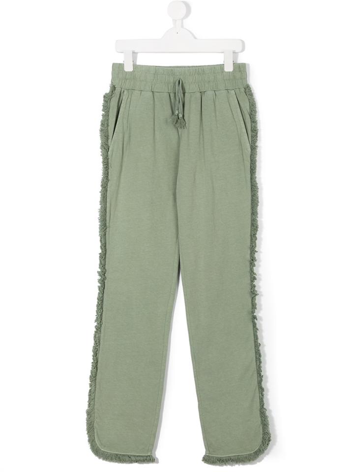 Stella Mccartney Kids Drawstring Trousers - Green