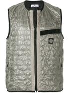Stone Island Pertex Quantum Y Reflective Gilet - Grey