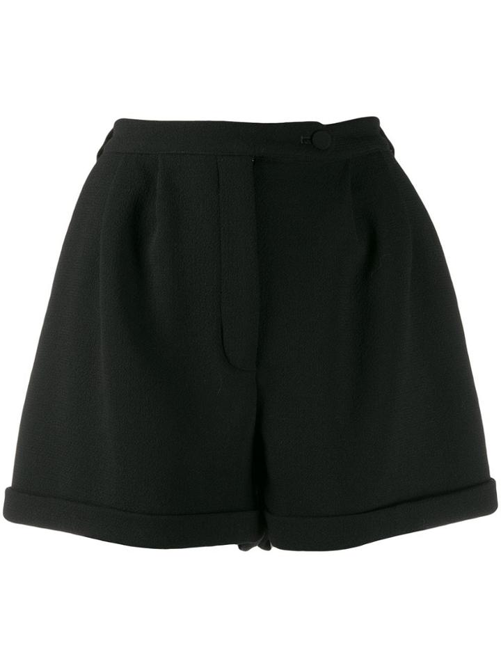 Styland High Waisted Shorts - Black