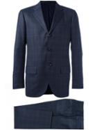 Kiton Plaid Tailored Suit