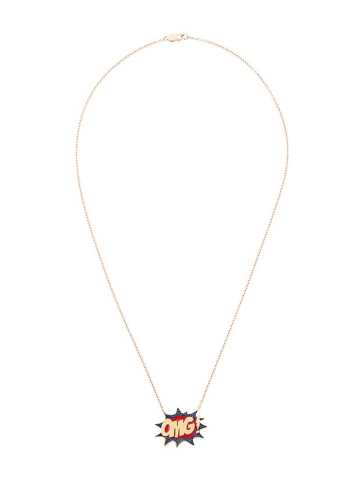 Monan 'omg!' Pendant Necklace