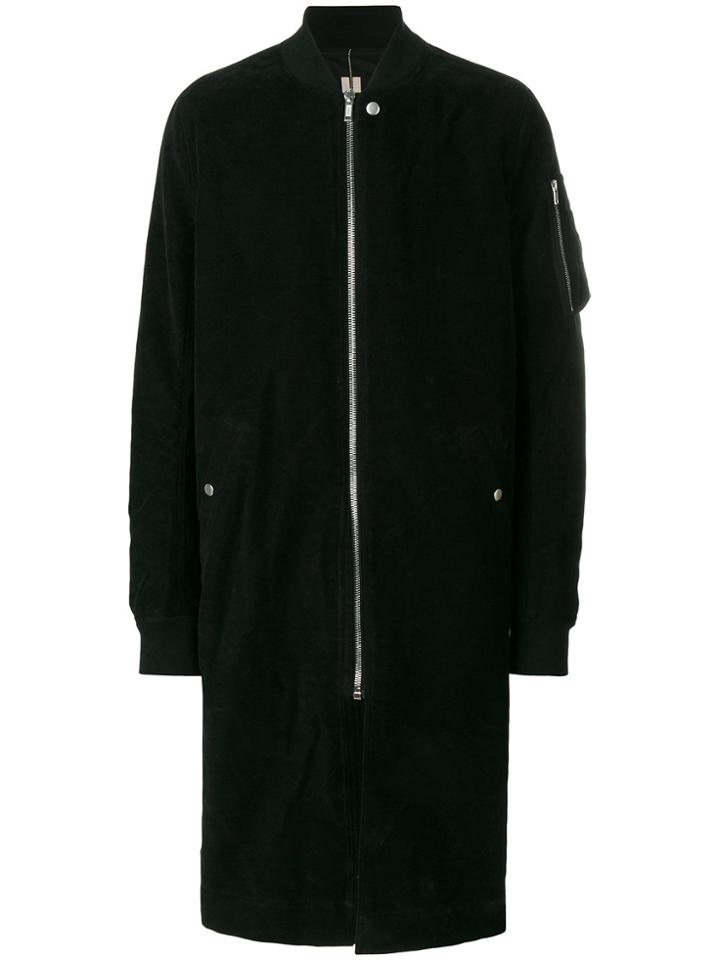 Rick Owens Drkshdw Flight Trench Coat - Black
