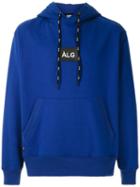 Àlg Logo Hooded Sweatshirt - Blue
