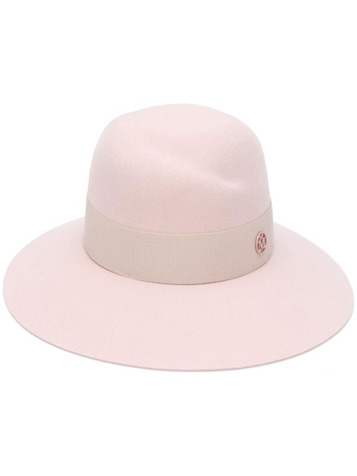 Maison Michel Wide Brimmed Hat - Pink