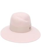 Maison Michel Wide Brimmed Hat - Pink