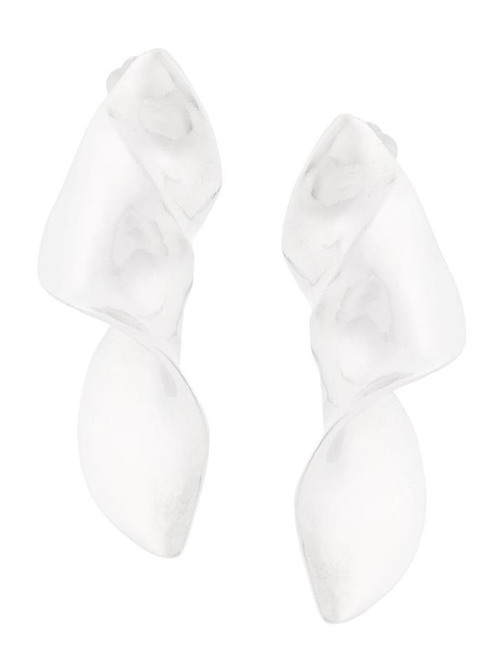 Annelise Michelson Xl Twist Earrings - Silver