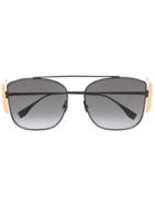 Fendi Eyewear Ff Logo Oversized Sunglasses - Black