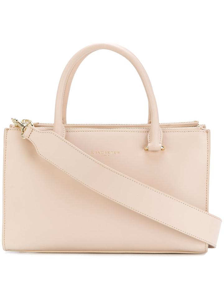 Lancaster - Rectangular Top Handles Bag - Women - Leather - One Size, Nude/neutrals, Leather