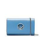 Fendi Logo Shoulder Bag - Blue