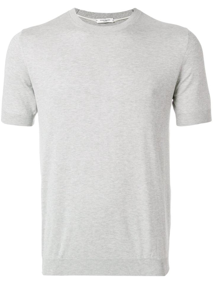 Paolo Pecora Knit T-shirt - Grey