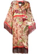 Etro Paisley Print Kimono Coat - Pink