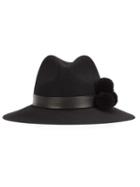 Yosuzi 'malise' Hat, Women's, Black, Rabbit Fur Felt