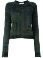 A.f.vandevorst 161 Touareg Cardigan, Women's, Size: 38, Green, Cotton/viscose/nylon