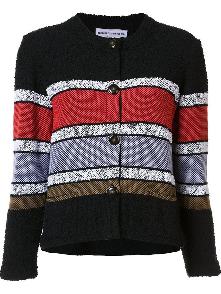 Sonia Rykiel Buttoned Cropped Jacket