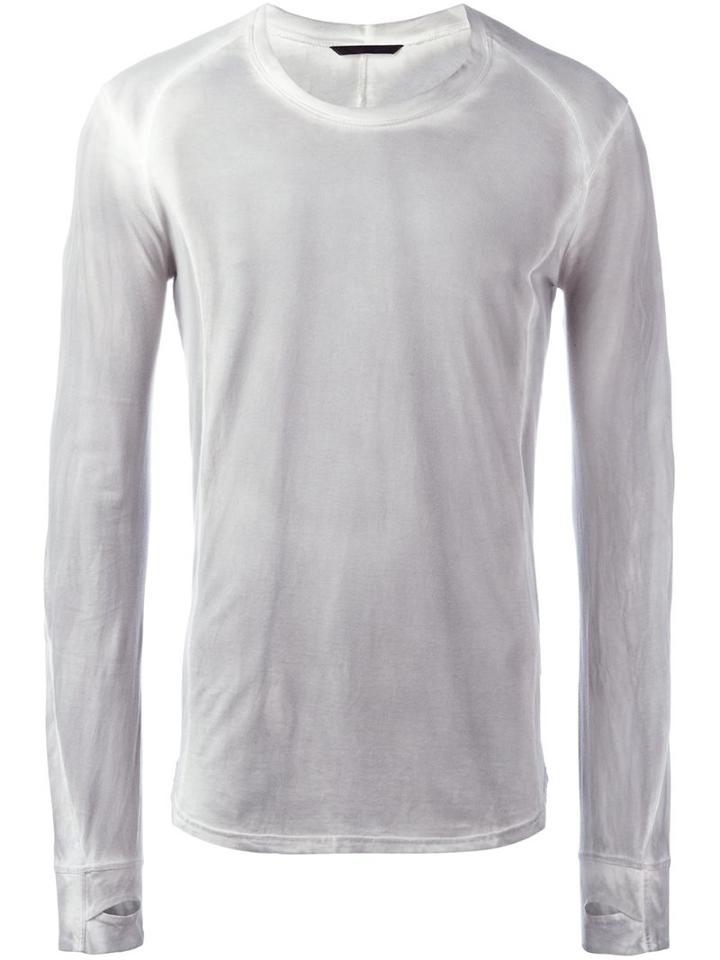 The Viridi-anne Longsleeved T-shirt, Men's, Size: 2, Grey, Cotton