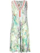 Marc Cain Watercolour-print Dress - White