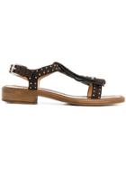 Church's Fringed Studded Sandals - Brown